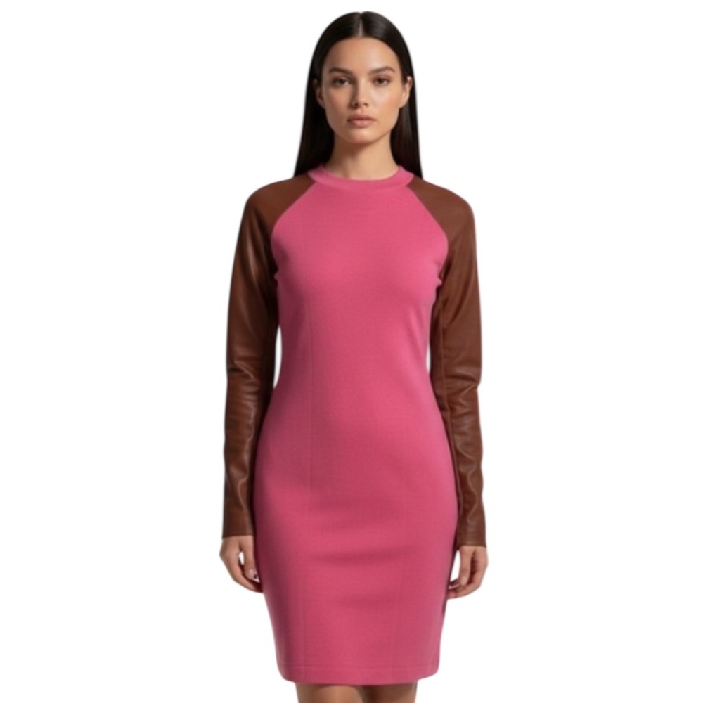 NWT Free People x One Teaspoon Heart of Glass Dress – Hot Pink – Revolve–